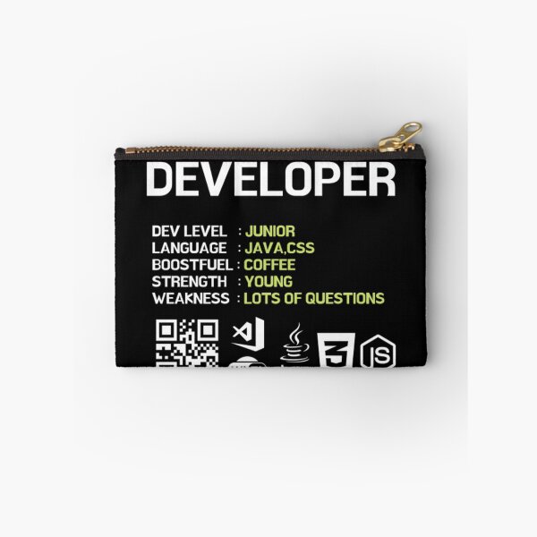 Item preview, JUNIOR DEVELOPER INFO designed and sold by RedFlamenco.