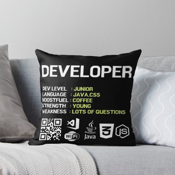 Item preview, JUNIOR DEVELOPER INFO designed and sold by RedFlamenco.