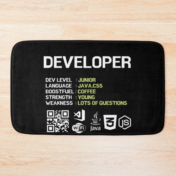 Item preview, JUNIOR DEVELOPER INFO designed and sold by RedFlamenco.