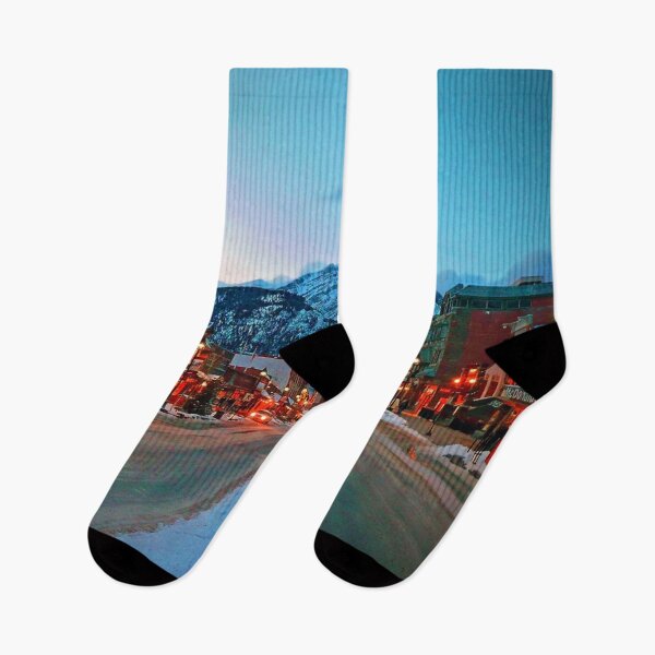 Item preview, Banff Avenue Alberta Canadian Rockies Canada designed and sold by AndyEvansPhotos.