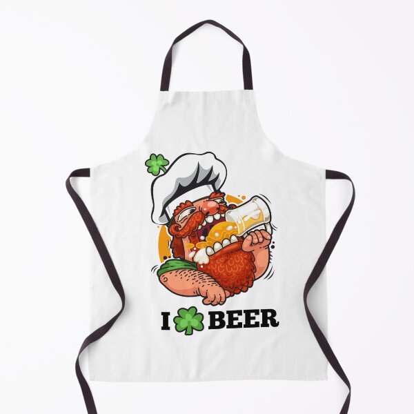 Item preview, The Irish chef love beer Funny T-Shirt designed and sold by Lexy Oh.