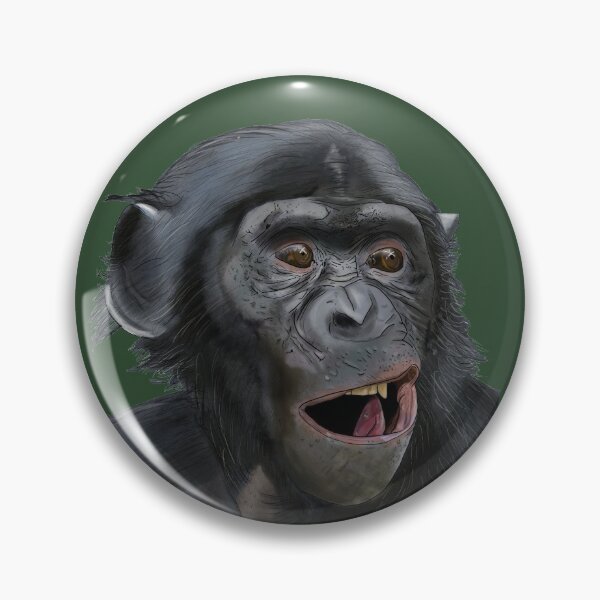 Item preview, Bonobo face designed and sold by ABCmicrogrants.