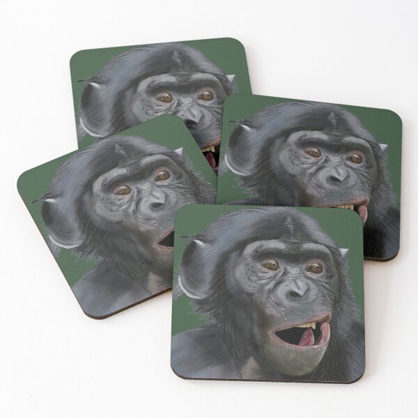 Item preview, Bonobo face designed and sold by ABCmicrogrants.