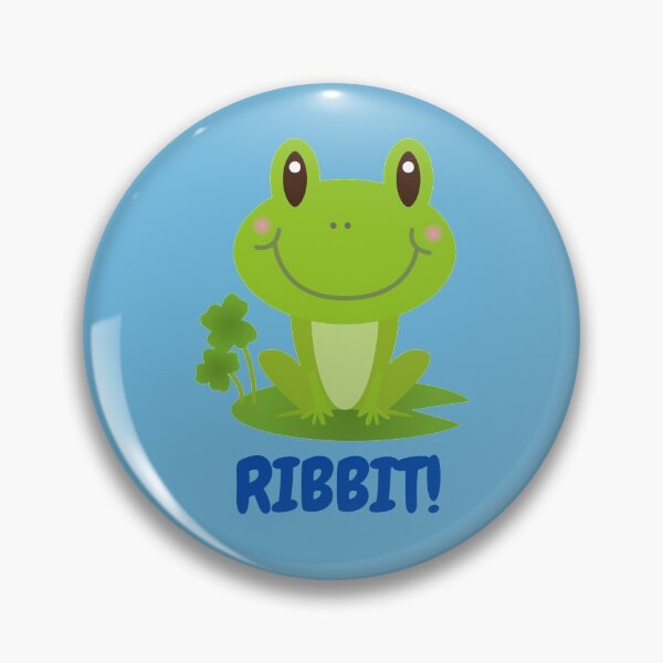 Item preview, Cute Cartoon Frog, Ribbit Noise, Blue designed and sold by WearItOwnIt.