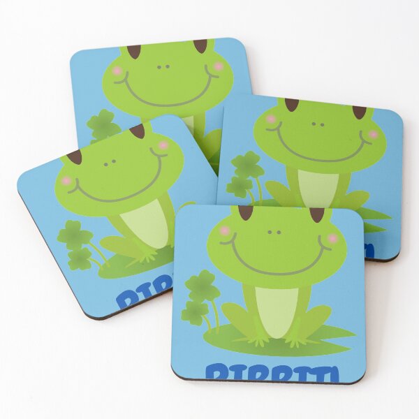Item preview, Cute Cartoon Frog, Ribbit Noise, Blue designed and sold by WearItOwnIt.