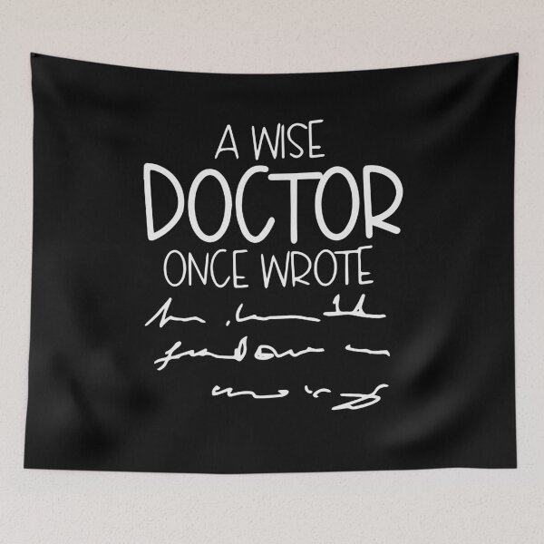 Item preview, Un sabio doctor dijo una vez Funny Doctor MD Estudiante de medicina designed and sold by maploondesigns.