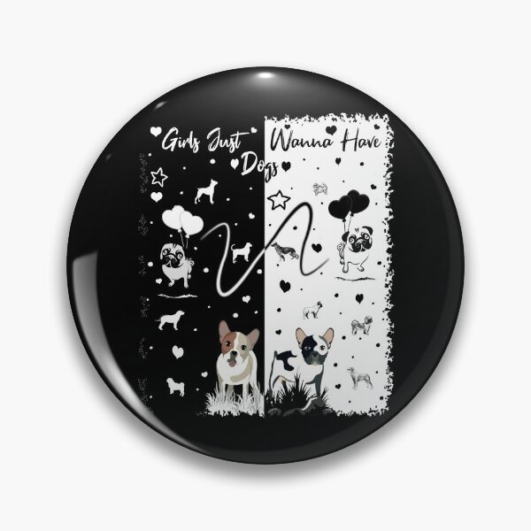 Item preview, Girls Just Wanna Have Dogs, cute design designed and sold by MoSaid.