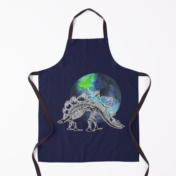 Item preview, Dinosaur Skeleton in Space Blue Green Planet designed and sold by chimakingthings.