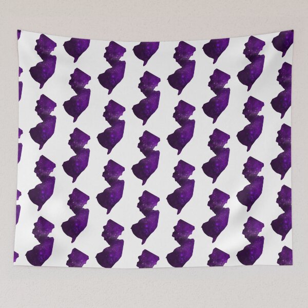 Item preview, New Jerz New Jersey NJ State | NJ State Purple Galaxy designed and sold by Rabbitti.