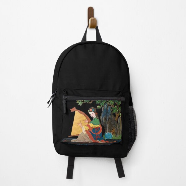 Item preview, Vintage Art - Oriental Woman With Harp designed and sold by Mizjean.