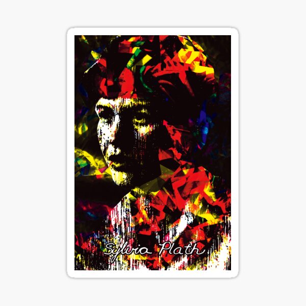 Sylvia Plath Sticker