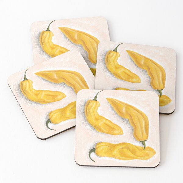 Item preview, Yellow Chillies  designed and sold by IzaIllustrates.