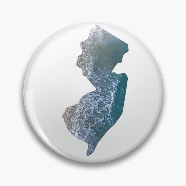 Item preview, New Jerz New Jersey NJ State | NJ Beach Ocean Waves designed and sold by Rabbitti.