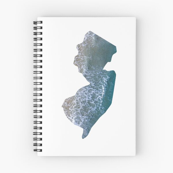 Item preview, New Jerz New Jersey NJ State | NJ Beach Ocean Waves designed and sold by Rabbitti.