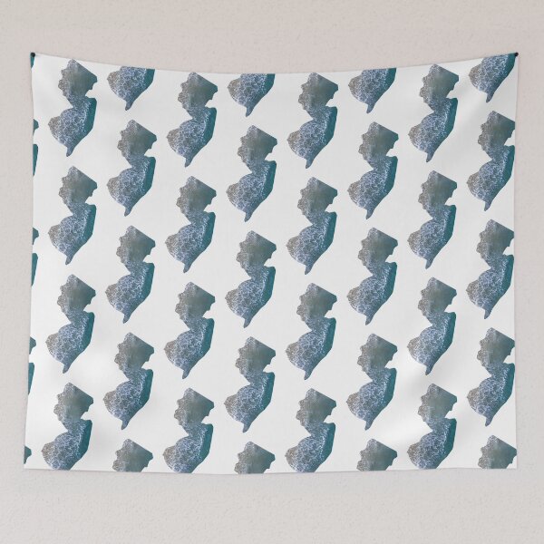 Item preview, New Jerz New Jersey NJ State | NJ Beach Ocean Waves designed and sold by Rabbitti.