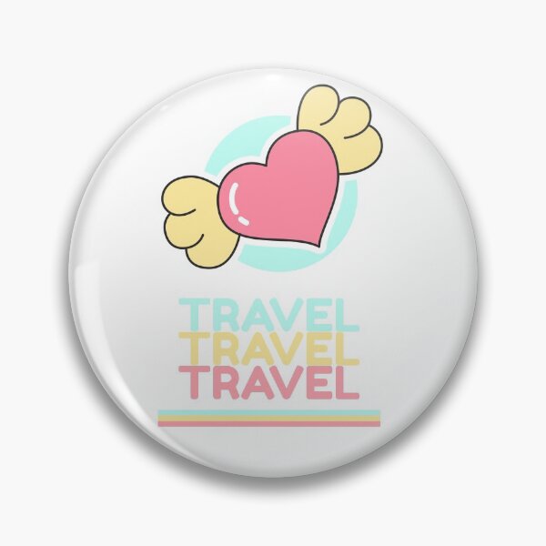 Item preview, Travel, Travel, Travel Flying Heart designed and sold by B-Ana.