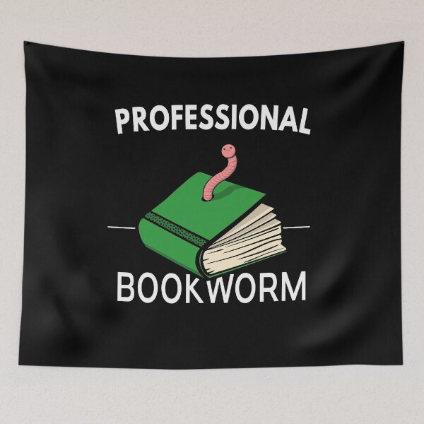 Item preview, Professional Bookworm Cute Book Lover Funny Reading Quote designed and sold by sillyquestions.