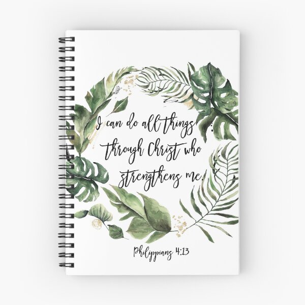 Item preview, I Can Do All Things Through Christ Who Strengthens Me, Philippians 4:13, Bible Verse Wall Art, Scripture, Christian Gift designed and sold by Dzhenka-Balimez.