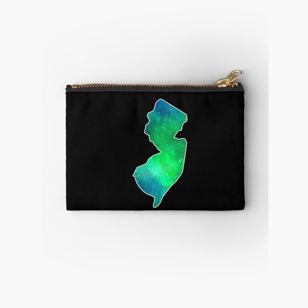 Item preview, New Jerz New Jersey NJ State | NJ Blue Green Aurora designed and sold by Rabbitti.
