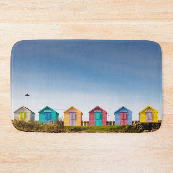 Item preview, Colourful Beach Huts at Amble designed and sold by heidipics.