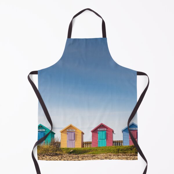 Item preview, Colourful Beach Huts at Amble designed and sold by heidipics.