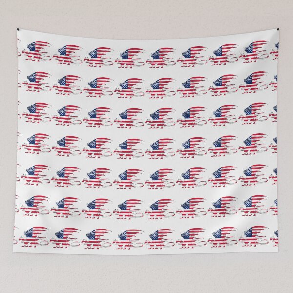Item preview, Dragon usa flag - dragon designed and sold by Photography-Art.