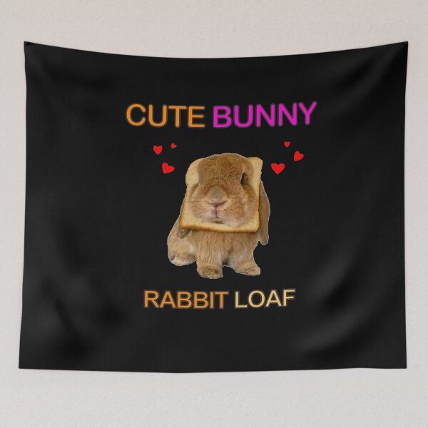 Item preview, Cute bunny rabbit loaf designed and sold by DivineLiveShop.