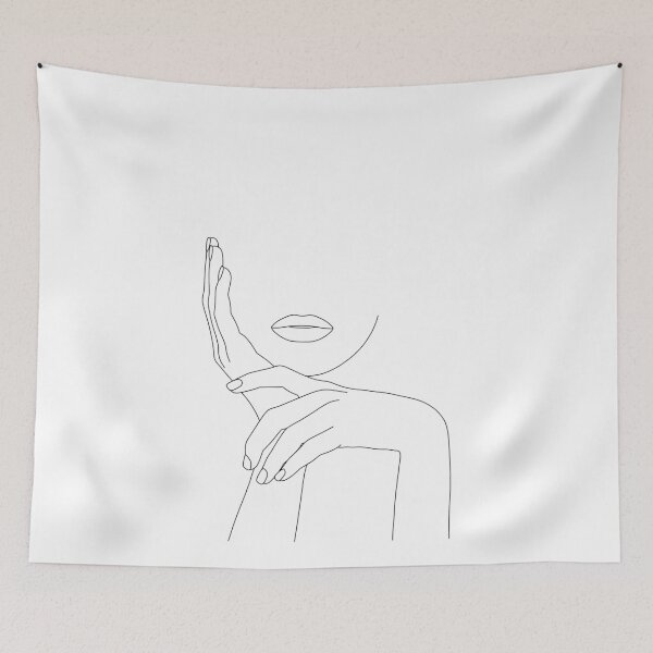 Artikelvorschau, Minimalistische Figurenillustration - Lilian entworfen und verkauft von TheColourStudy.