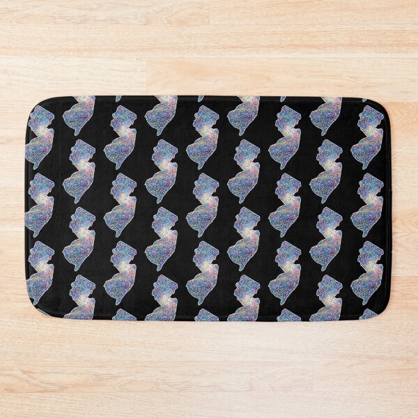 Item preview, New Jerz New Jersey NJ State | NJ State Blue Tiny Flowers designed and sold by Rabbitti.
