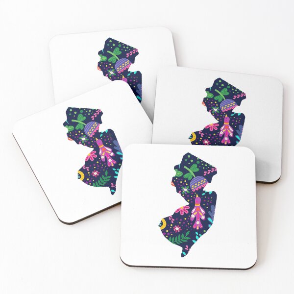 Item preview, New Jerz New Jersey NJ State | NJ State Spring Birds and Flowers designed and sold by Rabbitti.