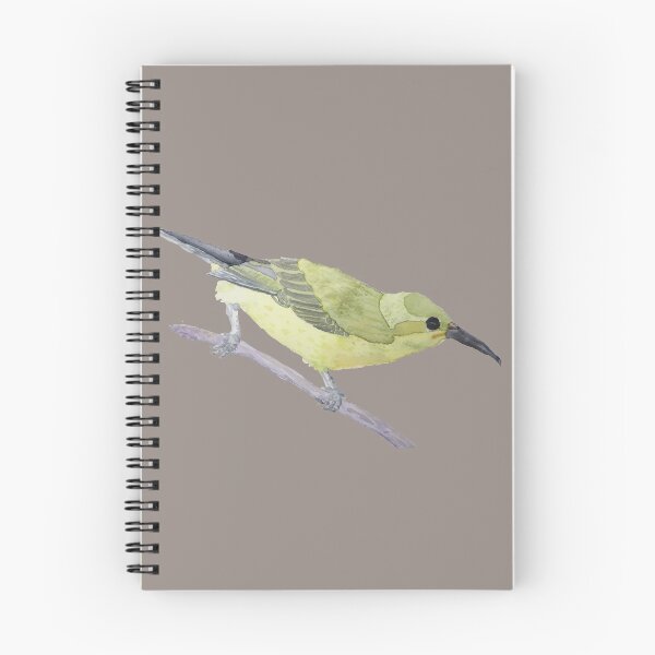 Item preview, Watercolor Olive Backed Sunbird designed and sold by Meagan Stratton.