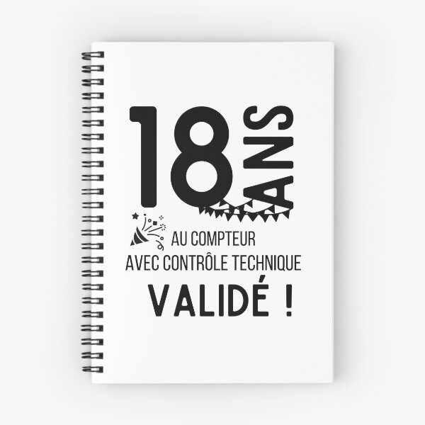 Item preview, 18 years old on the clock with validated technical control humor gift for birthday designed and sold by TeeJfm.