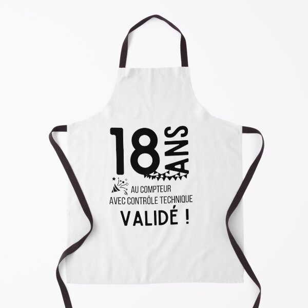 Item preview, 18 years old on the clock with validated technical control humor gift for birthday designed and sold by TeeJfm.