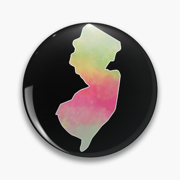 Item preview, New Jerz New Jersey NJ State | NJ State Pink Sparkle designed and sold by Rabbitti.