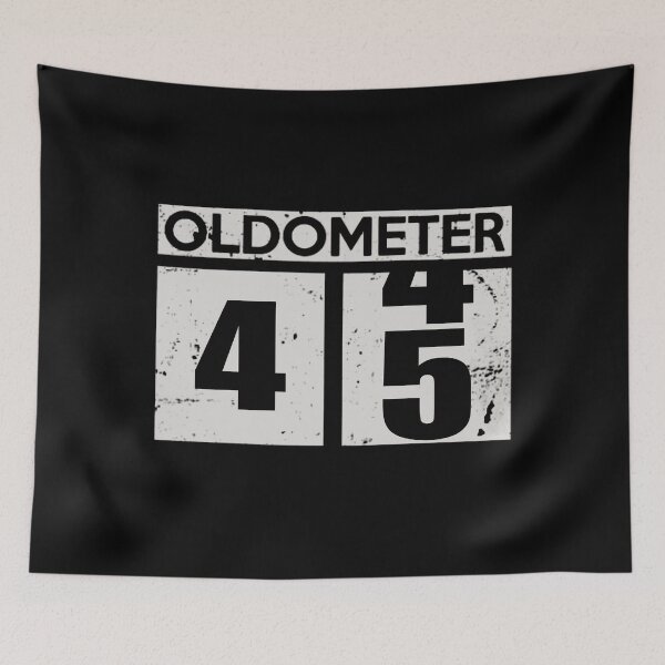 Item preview, 45th Birthday Gift Oldometer 45 Years Old designed and sold by joykart.
