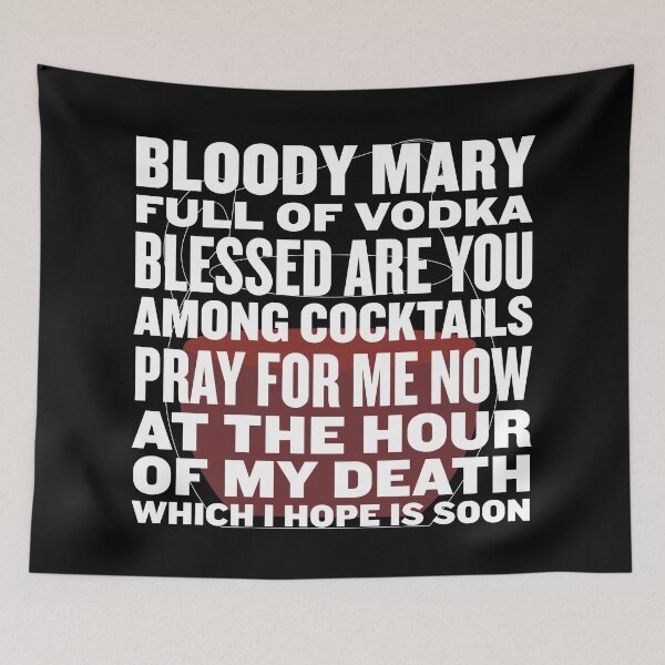 Item preview, Sterling Archer Bloody Mary Prayer designed and sold by ijoshtherefore.