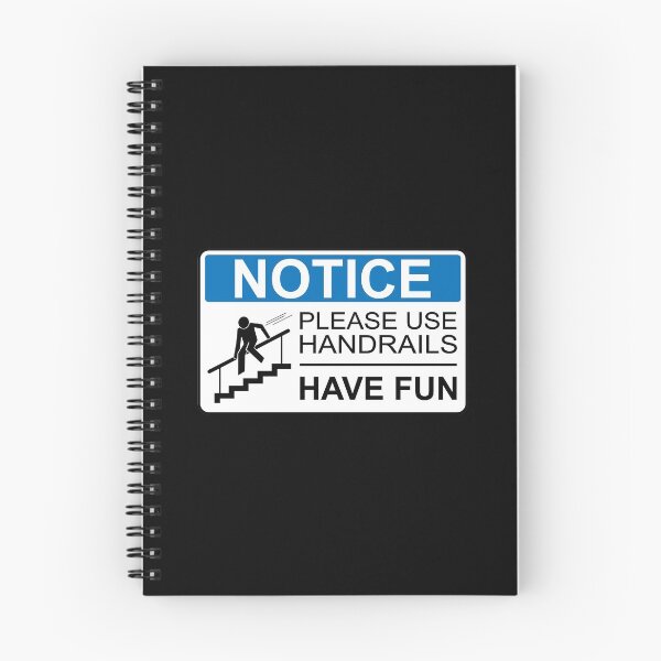 Item preview, Use Handrails - Funny Notice Sign designed and sold by LongTunnel.