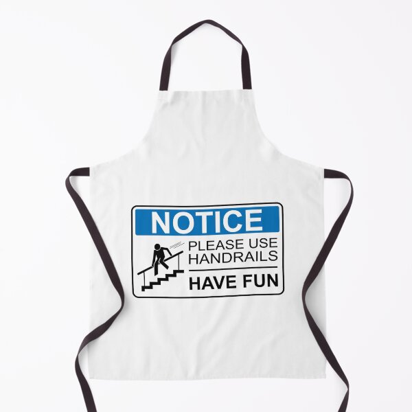 Item preview, Use Handrails - Funny Notice Sign designed and sold by LongTunnel.