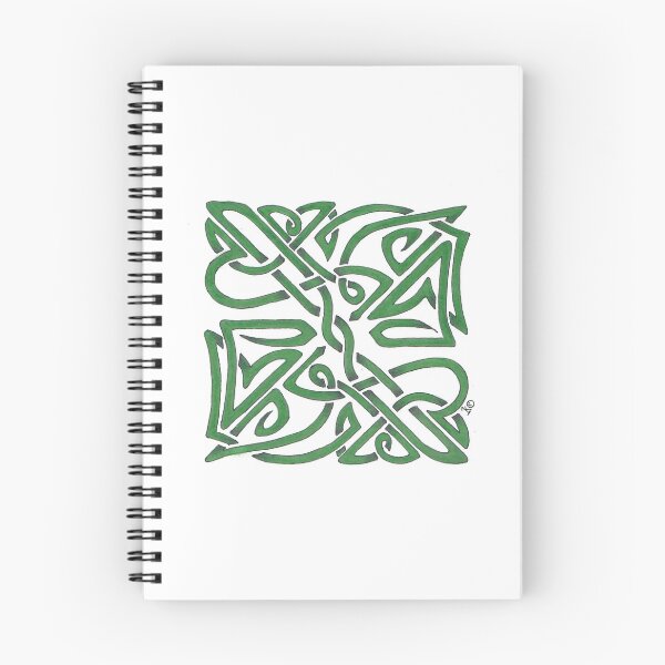Item preview, Green Knotwork Tile designed and sold by StroppyGnome.