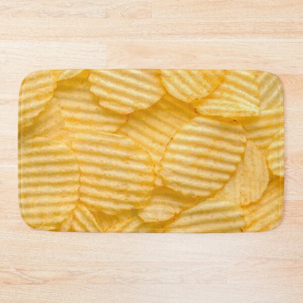 Item preview, Rippled Potato Chips Snack Food Photograph designed and sold by patternsoup.
