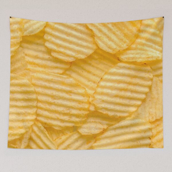 Item preview, Rippled Potato Chips Snack Food Photograph designed and sold by patternsoup.