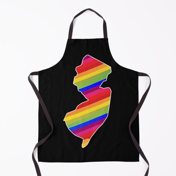 Item preview, New Jerz New Jersey NJ State | NJ State Pride Rainbow Stripes designed and sold by Rabbitti.