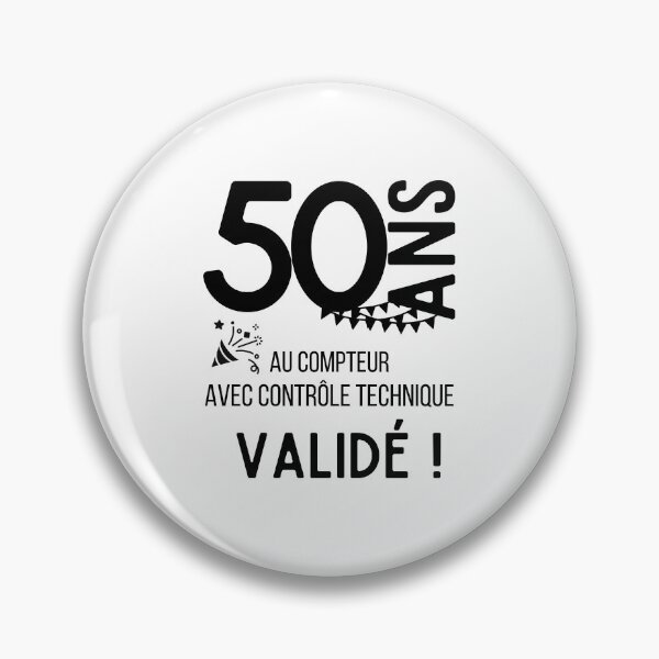 Item preview, 50 years on the clock with validated technical control humor gift for anniversary designed and sold by TeeJfm.