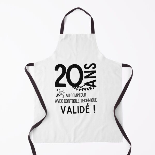 Item preview, 20 years on the clock with validated technical control humor gift for birthday designed and sold by TeeJfm.