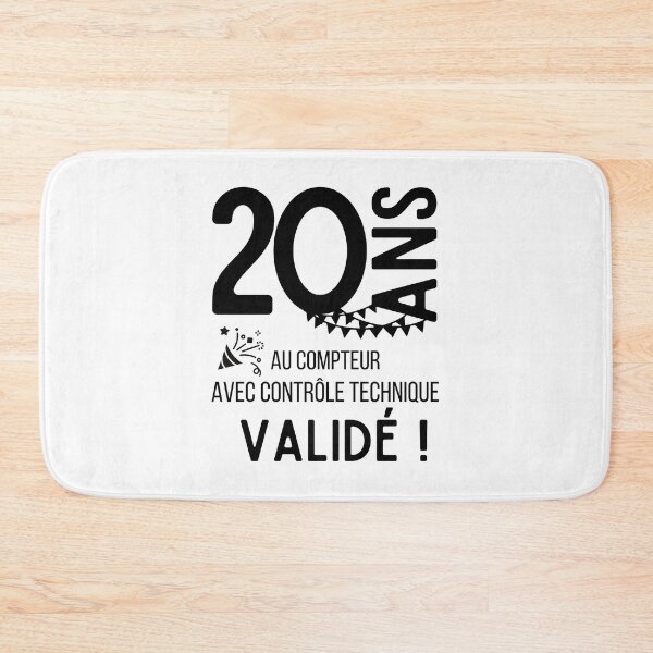 Item preview, 20 years on the clock with validated technical control humor gift for birthday designed and sold by TeeJfm.
