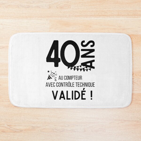 Item preview, 40 years on the clock with validated technical control humor gift for birthday designed and sold by TeeJfm.