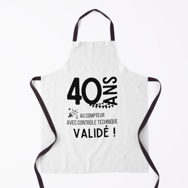 Item preview, 40 years on the clock with validated technical control humor gift for birthday designed and sold by TeeJfm.