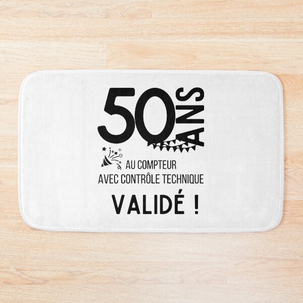 Item preview, 50 years on the clock with validated technical control humor gift for anniversary designed and sold by TeeJfm.