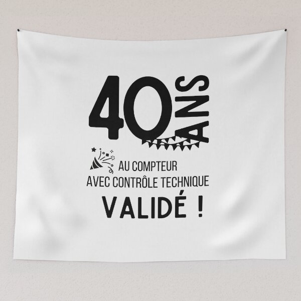 Item preview, 40 years on the clock with validated technical control humor gift for birthday designed and sold by TeeJfm.