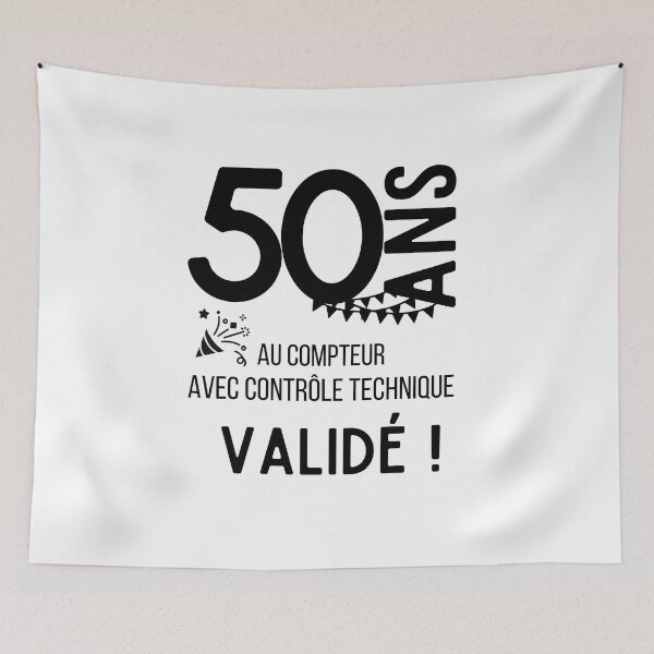 Item preview, 50 years on the clock with validated technical control humor gift for anniversary designed and sold by TeeJfm.